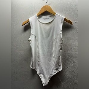 White, Abercrombie and Fitch body suit